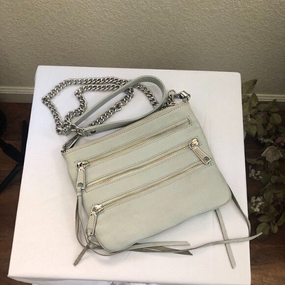 Rebecca Minkoff Crossbody Flat Chain Strap Mint - Picture 2 of 8